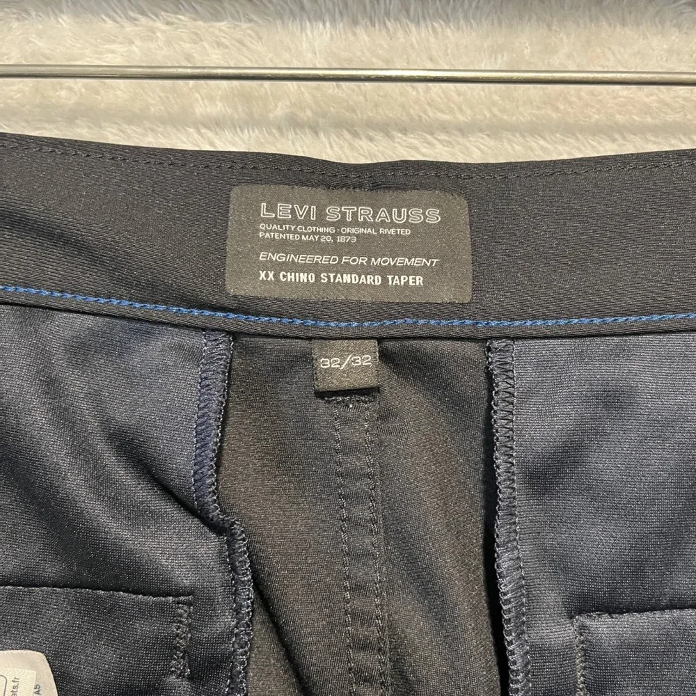 Levi Strauss XX Chino Standard Taper Mens *32x32 Black Engineered for Movement